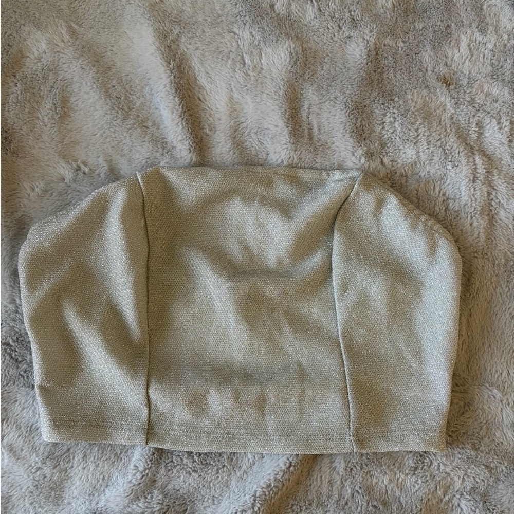 Bla♡she Light Sage Sparkle Top - Small